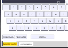 Ilustración de la pantalla panel de mandos