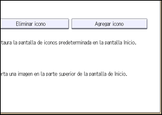 Ilustración de la pantalla panel de mandos