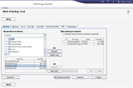 Ilustración de la pantalla del navegador Web