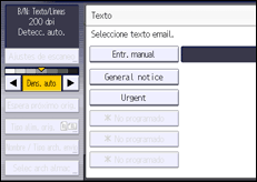 Ilustración de la pantalla panel de mandos