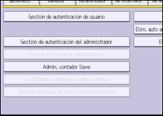 Ilustración de la pantalla panel de mandos