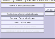 Ilustración de la pantalla panel de mandos