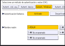 Ilustración de la pantalla panel de mandos