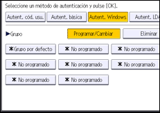 Ilustración de la pantalla panel de mandos