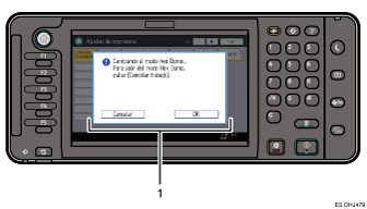Ilustración del panel de mandos, ilustración con llamadas numeradas