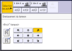 Illustration de l'écran du panneau de commande