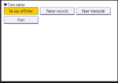 Illustration de l'écran du panneau de commande