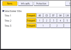 Illustration de l'écran du panneau de commande