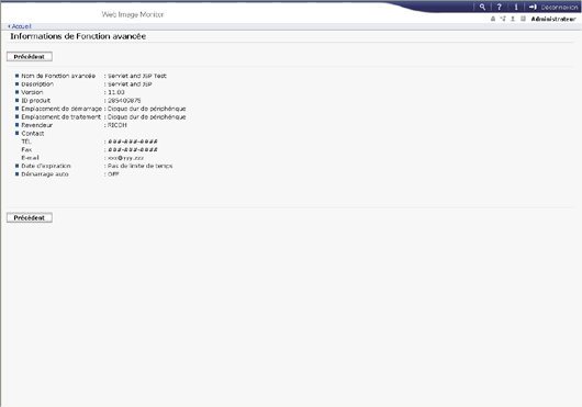 Illustration de la page du navigateur Web