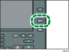 Illustrazione del tasto Strumenti utente/Contatore