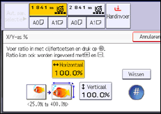 Afbeelding van bedieningspaneel