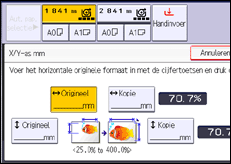 Afbeelding van bedieningspaneel