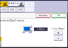 Afbeelding van bedieningspaneel