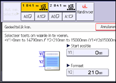 Afbeelding van bedieningspaneel