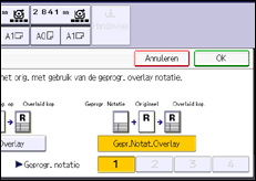 Afbeelding van bedieningspaneel