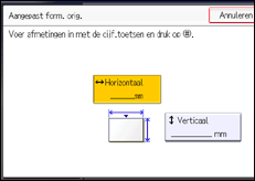 Afbeelding van bedieningspaneel
