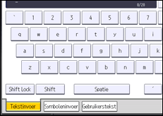 Afbeelding van bedieningspaneel