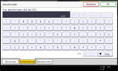 Afbeelding van bedieningspaneel