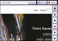 Afbeelding van bedieningspaneel