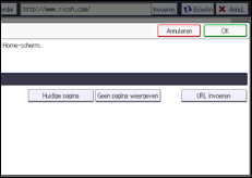 Afbeelding van bedieningspaneel