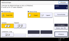 Afbeelding van bedieningspaneel