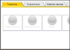Afbeelding van bedieningspaneel