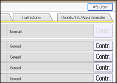 Afbeelding van bedieningspaneel