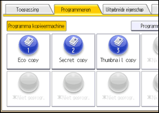 Afbeelding van bedieningspaneel