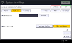 Afbeelding van bedieningspaneel