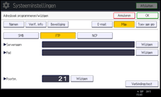 Afbeelding van bedieningspaneel