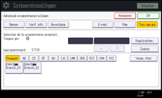 Afbeelding van bedieningspaneel