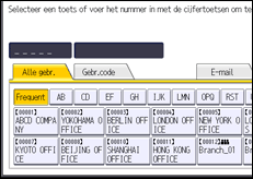 Afbeelding van bedieningspaneel