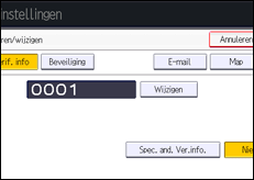 Afbeelding van bedieningspaneel