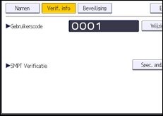 Afbeelding van bedieningspaneel