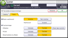 Afbeelding van bedieningspaneel