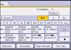 Afbeelding van bedieningspaneel