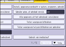 Afbeelding van bedieningspaneel