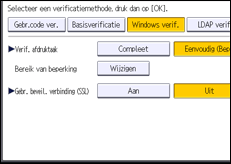 Afbeelding van bedieningspaneel