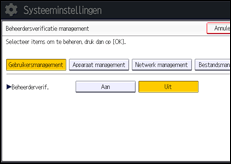 Afbeelding van bedieningspaneel