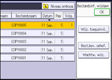 Afbeelding van bedieningspaneel