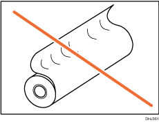 Illustration of paper roll