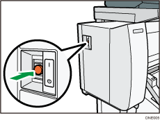 Main power switch illustration