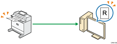 Illustration of scanner function