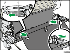 Ilustração com numeração da cesta de saída