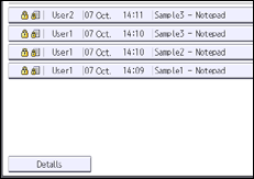 Il·lustració de pantalla del panell d'operacions