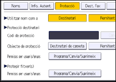 Il·lustració de pantalla del panell d'operacions