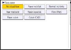 Il·lustració de pantalla del panell d'operacions
