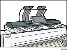 原稿叠纸器插图