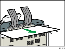 原稿输出导轨插图