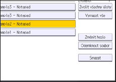 Ilustrace displeje ovládacího panelu